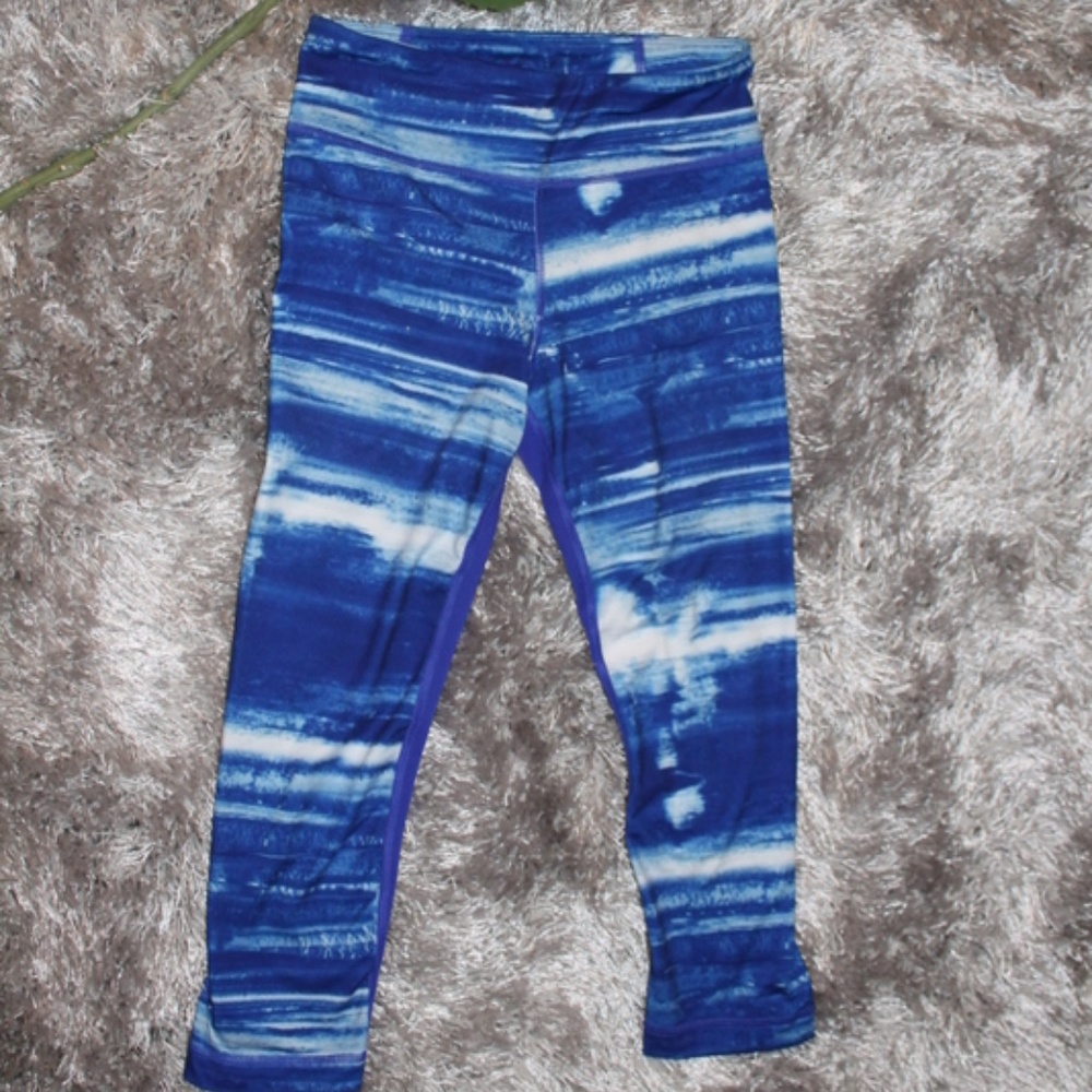 Blue Tie Dye Leggings